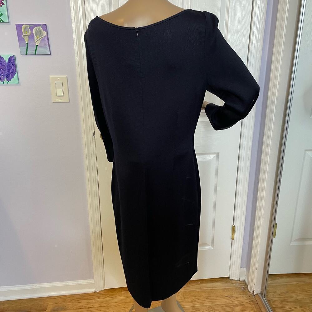 St. John party dress sparkle navy crystal brooch NWT 14 - Picture 6 of 11